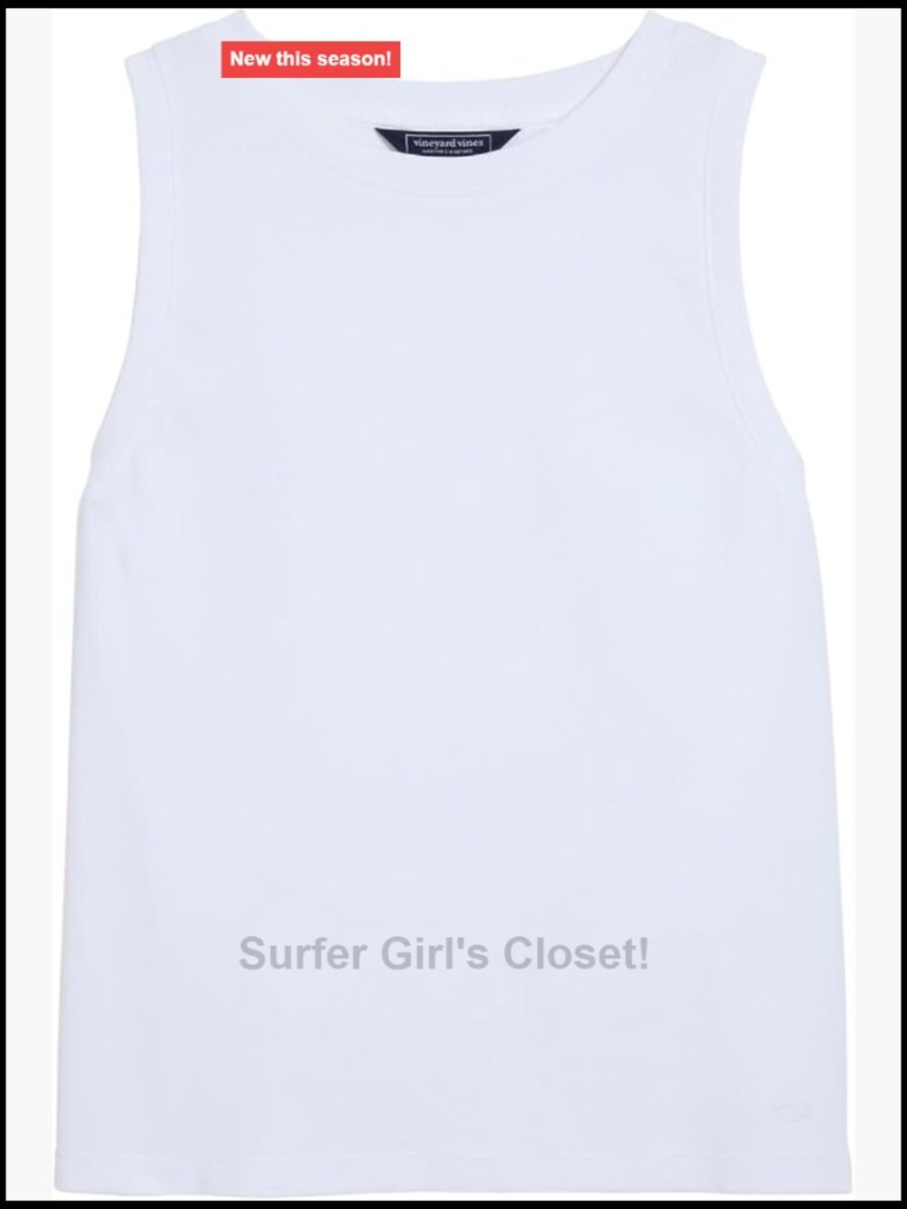 Women's Cotton Spandex Tank Top Layering Sleeveless Stretch Pull On